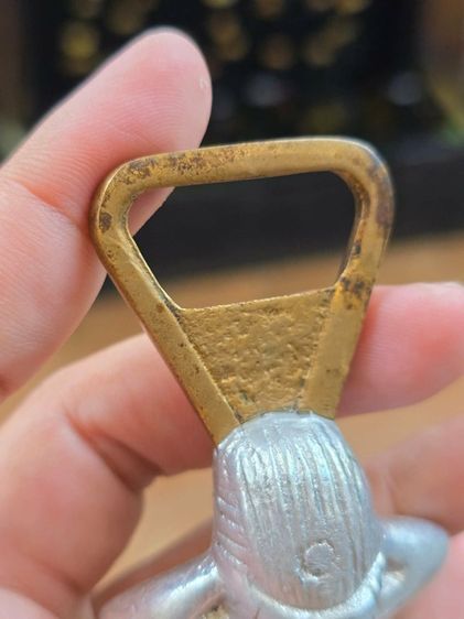 ที่เปิดฝาขวดงานเก่าวินเทจ สาวเซ็กซี่ หัวเปิดเป็นทองเหลือง  รูปที่ 12