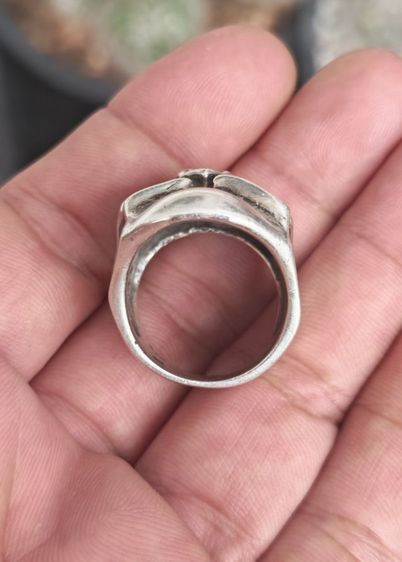 แหวนกะโหลกเงินแท้ งานนอก  งานมันส์ๆ​ ราคาดีๆครับ รูปที่ 8