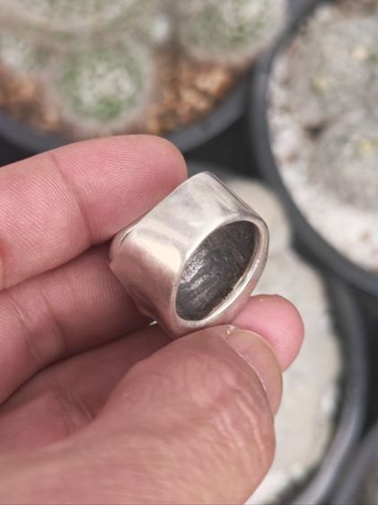 แหวนกะโหลกเงินแท้ งานนอก  งานมันส์ๆ​ ราคาดีๆครับ รูปที่ 7