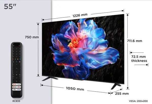 TV TCL 55 นิ้ว  55P6K 2025 รูปที่ 4