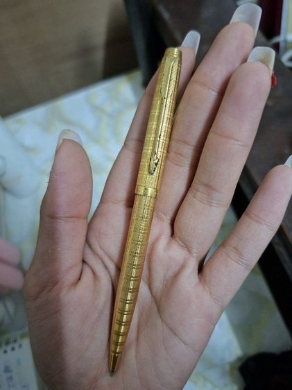 ปากกา Parker Sonnet Rollerball Gold สีทอง ของเก็บสะสม รูปที่ 6