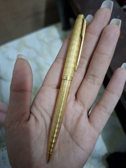 ปากกา Parker Sonnet Rollerball Gold สีทอง ของเก็บสะสม รูปที่ 5