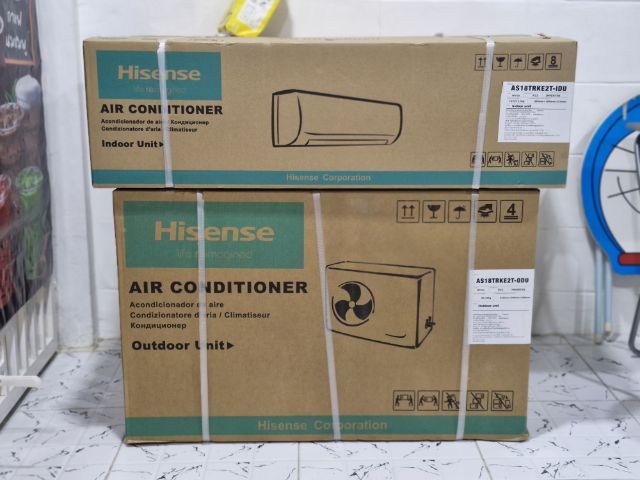 แอร์ติดผนัง เป็นระบบอินเวอร์เตอร์ อื่นๆ แอร์ HISENSE 18000BTU. 