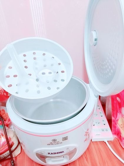 หม้อหุงข้าวขนาด 1.8ลิตร ครบกล่องพร้อมซึงนึ่ง, ทัพพี , แก้วตักข้าวสาร พร้อมใบรับประกัน