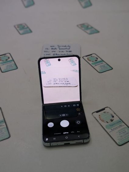 ขาย เทิร์น Samsung Galaxy Z Flip 5 Mint 256 GB ศูนย์ไทย สภาพใหม่เอี่ยม มีตัวเครื่องอย่างเดียว ไม่มีอุปกรณ์อื่น เพียง 7,990 บาท เท่านั้น ครับ รูปที่ 4