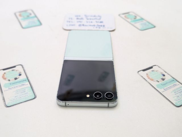 ขาย เทิร์น Samsung Galaxy Z Flip 5 Mint 256 GB ศูนย์ไทย สภาพใหม่เอี่ยม มีตัวเครื่องอย่างเดียว ไม่มีอุปกรณ์อื่น เพียง 7,990 บาท เท่านั้น ครับ รูปที่ 9