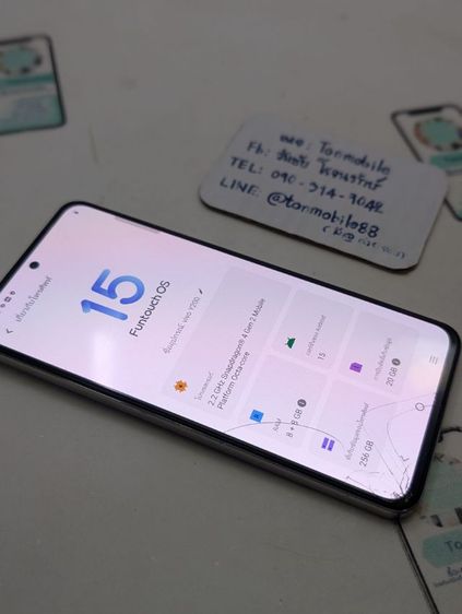 ขาย เทิร์น Vivo Y200 5G Ram 8 Rom 256 ศูนย์ไทย ขายตามสภาพ มีตัวเครื่องอย่างเดียว ไม่มีอุปกรณ์อื่น เพียง 2,290 บาท ครับ รูปที่ 2
