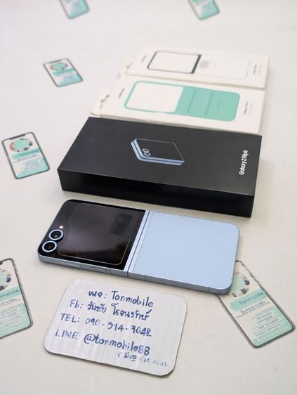 อื่นๆ ขาย เทิร์น Samsung Galaxy Z Flip 6 สี Blue 512 GB ศูนย์ไทย สภาพใหม่เอี่ยม อุปกรณ์ครบยกกล่อง เพียง 11,590 บาท เท่านั้น ครับ