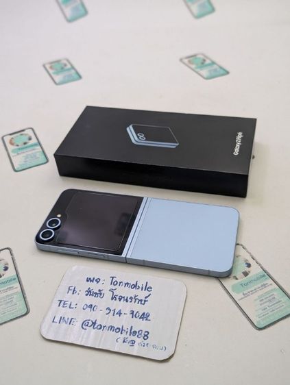 ขาย เทิร์น Samsung Galaxy Z Flip 6 สี Blue 512 GB ศูนย์ไทย สภาพใหม่เอี่ยม อุปกรณ์ครบยกกล่อง เพียง 11,590 บาท เท่านั้น ครับ รูปที่ 2