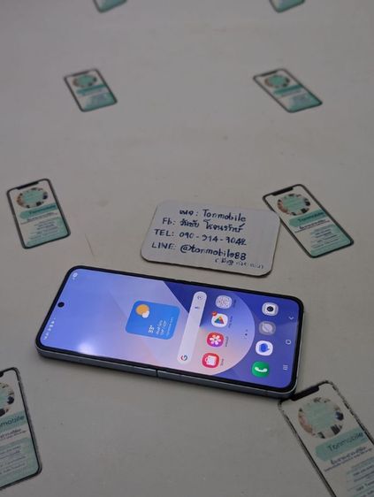 ขาย เทิร์น Samsung Galaxy Z Flip 6 สี Blue 512 GB ศูนย์ไทย สภาพใหม่เอี่ยม อุปกรณ์ครบยกกล่อง เพียง 11,590 บาท เท่านั้น ครับ รูปที่ 5