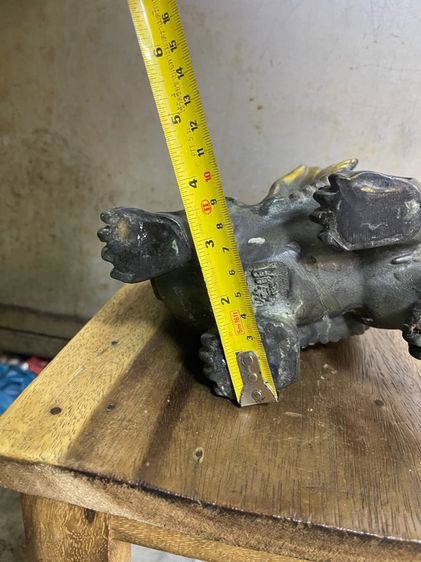 ปี่เซียะ มีปีก ทองเหลืองสะสม ตัวใหญ่ รูปที่ 15