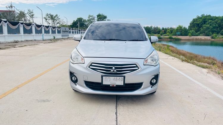 Mitsubishi Attrage 2014 1.2 GLS Sedan เบนซิน ไม่ติดแก๊ส เกียร์อัตโนมัติ เทา รูปที่ 3
