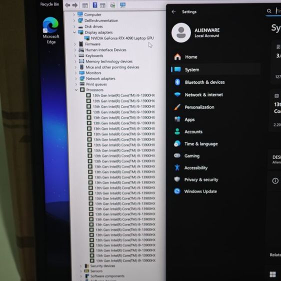 (RTX 4090) ALIENWARE  M16 (DARK METALLIC MOON) รูปที่ 10