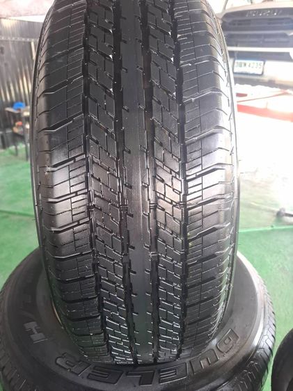 แม็กมิตซู สีเดิม ขอบ17 พร้อมยางบริสโตน 265 65 17 ปลายปี23 ตุ่มหน้ายางยังอยู่ทุกเส้น ใส่ triton ปาเจ รูปที่ 3