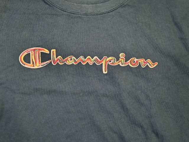 Champion Authentic T-Shirt  Blue Size XL (Asia 2XL)  89 THB – Free Shipping รูปที่ 3