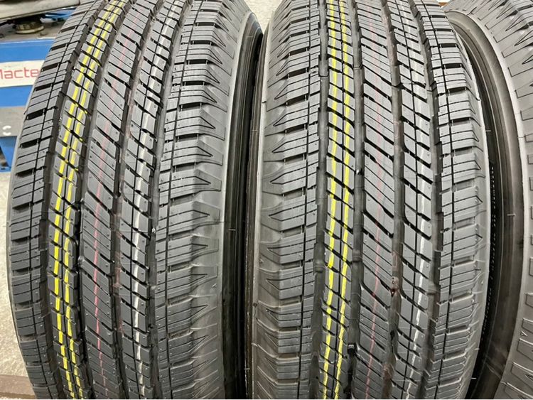 ยางถอดป้ายแดงขอบ 17” ยี่ห้อ BRIDGESTONE รุ่น DUELER HT ขนาด 255-70R17 ปี 25 สีเส้นตุ่มหน้ายางยังอยู่ครบ รูปที่ 10