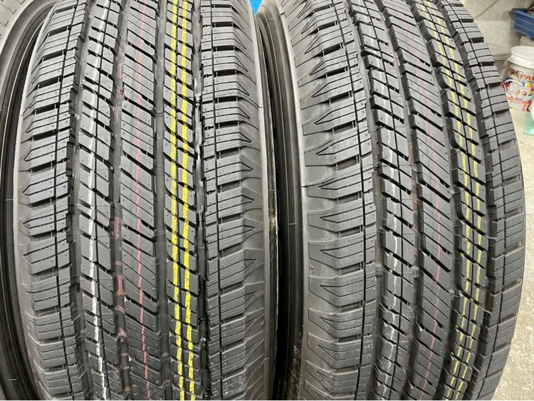 ยางถอดป้ายแดงขอบ 17” ยี่ห้อ BRIDGESTONE รุ่น DUELER HT ขนาด 255-70R17 ปี 25 สีเส้นตุ่มหน้ายางยังอยู่ครบ รูปที่ 11