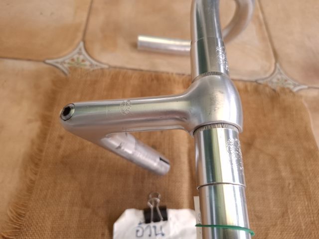 ชุดแฮนด์ Cinelli Criterium ตุ๊กตาคู่ และ เสต็ม A1 Milano Logo สภาพดี ส่งลงทะเบียนฟรี รูปที่ 8