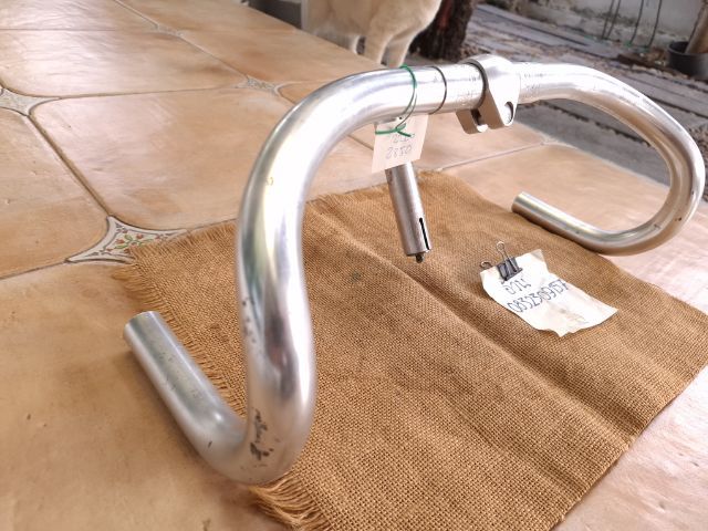 ชุดแฮนด์ Cinelli Criterium ตุ๊กตาคู่ และ เสต็ม A1 Milano Logo สภาพดี ส่งลงทะเบียนฟรี รูปที่ 3