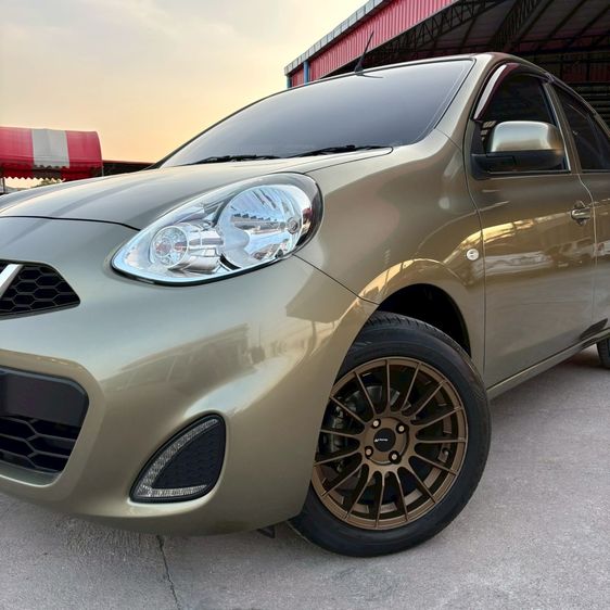 Nissan March 2016 1.2 EL Sedan เบนซิน ไม่ติดแก๊ส เกียร์อัตโนมัติ เขียว รูปที่ 3