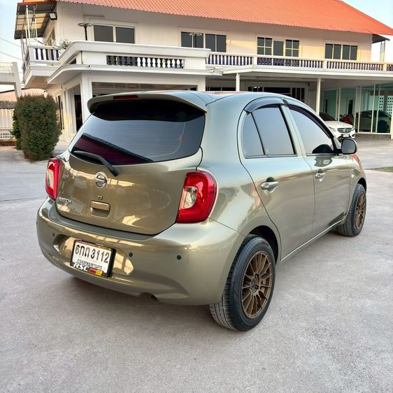 Nissan March 2016 1.2 EL Sedan เบนซิน ไม่ติดแก๊ส เกียร์อัตโนมัติ เขียว รูปที่ 2