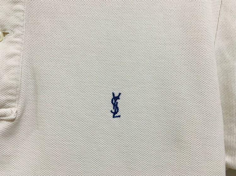 เสื้อโปโล Yves Saint Laurent แท้ 💯size M วัดจริง อก 21 หน้ายาว 27 หลังยาว 28.5 สภาพดี ดีเทลสวย เนื้อผ้าดี รายละเอียดดีหายากน่าสะสมครับ รูปที่ 2