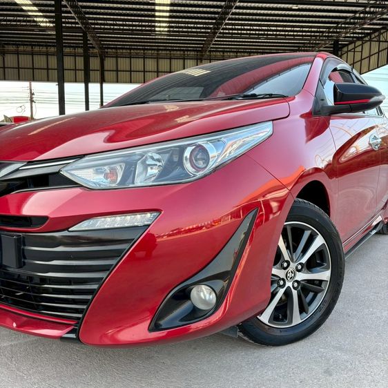 Toyota Yaris ATIV 2019 1.2 S Plus Sedan เบนซิน ไม่ติดแก๊ส เกียร์อัตโนมัติ แดง รูปที่ 4