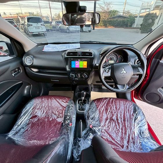 Mitsubishi Mirage 2018 1.2 GLS Limited Sedan เบนซิน ไม่ติดแก๊ส เกียร์อัตโนมัติ แดง รูปที่ 3