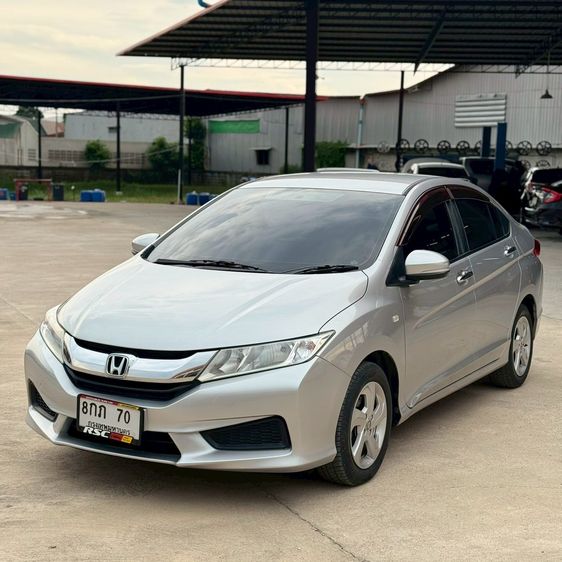 Honda City 2015 1.5 V Plus i-VTEC Sedan เบนซิน ไม่ติดแก๊ส เกียร์อัตโนมัติ บรอนซ์เงิน