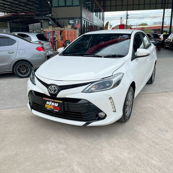 Toyota Vios 2019 1.5 Mid Sedan เบนซิน ไม่ติดแก๊ส เกียร์อัตโนมัติ ขาว