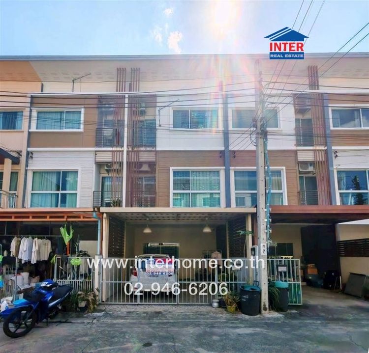 ทาวน์เฮ้าส์ 3 ชั้น 19.4 ตร.ว. หมู่บ้านวิลเลตซิตี้ พัฒนาการ38 ซอยพัฒนาการ38 ถนนพัฒนาการ เขตสวนหลวง กรุงเทพมหานคร