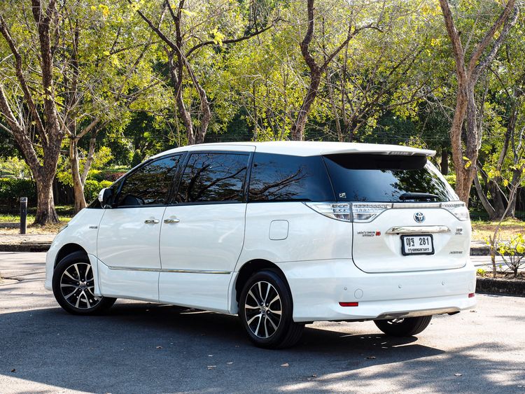 Toyota Estima 2013 2.4 Hybrid E-Four 4WD Utility-car ไฮบริด ไม่ติดแก๊ส เกียร์อัตโนมัติ ขาว รูปที่ 3