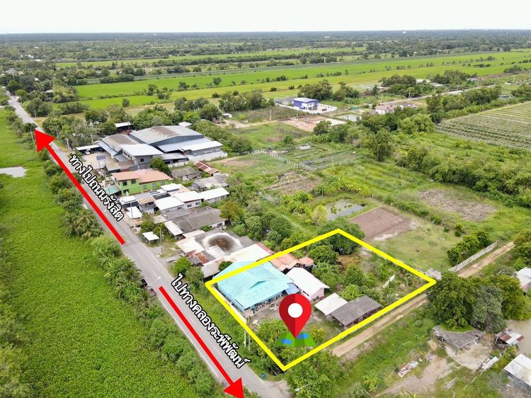 บ้านสวนทำเลดีติดถนน ค้าขายได้ คลอง 11