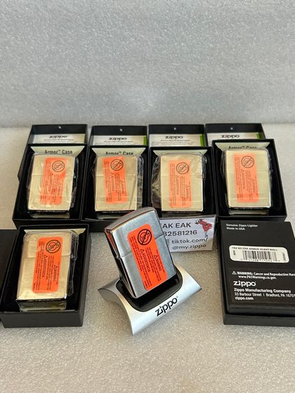 Zippo 2025  Armor Case Brushed Chrome  รูปที่ 6