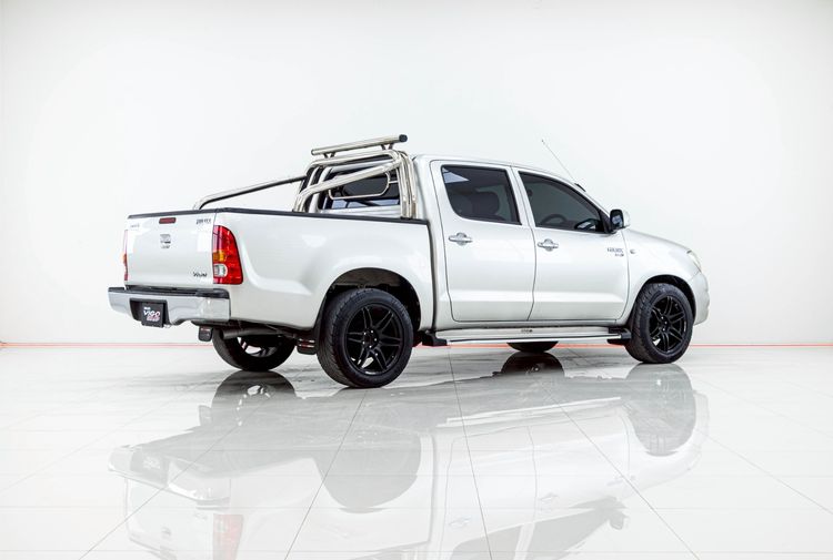 Toyota Hilux Vigo Champ 2009 Double Cab 2.5 E Pickup ดีเซล ไม่ติดแก๊ส เกียร์ธรรมดา เทา รูปที่ 4