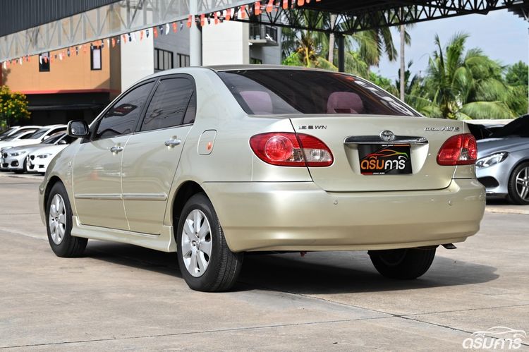 Toyota Altis 2004 1.6 E Sedan เบนซิน ไม่ติดแก๊ส เกียร์อัตโนมัติ บรอนซ์ทอง รูปที่ 3