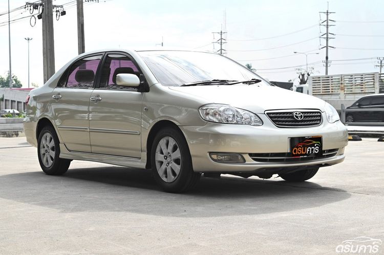 Toyota Altis 2004 1.6 E Sedan เบนซิน ไม่ติดแก๊ส เกียร์อัตโนมัติ บรอนซ์ทอง