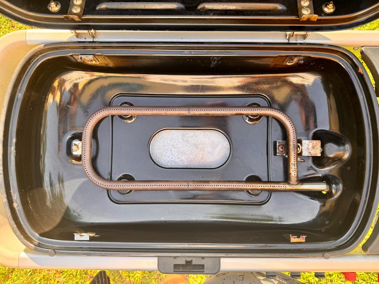 Weber Traveler Portable Gas Grill – Excellent Used Condition With Original Cover and Folding Cart รูปที่ 4