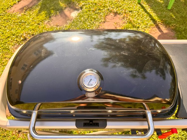 Weber Traveler Portable Gas Grill – Excellent Used Condition With Original Cover and Folding Cart รูปที่ 6