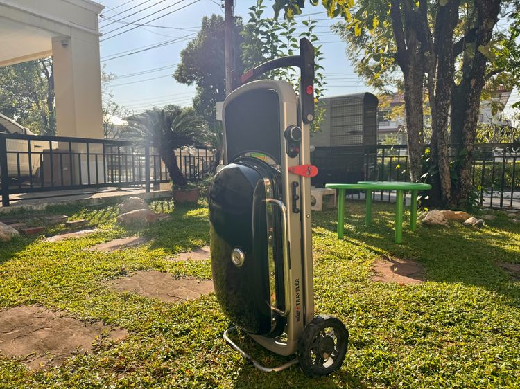 Weber Traveler Portable Gas Grill – Excellent Used Condition With Original Cover and Folding Cart รูปที่ 8