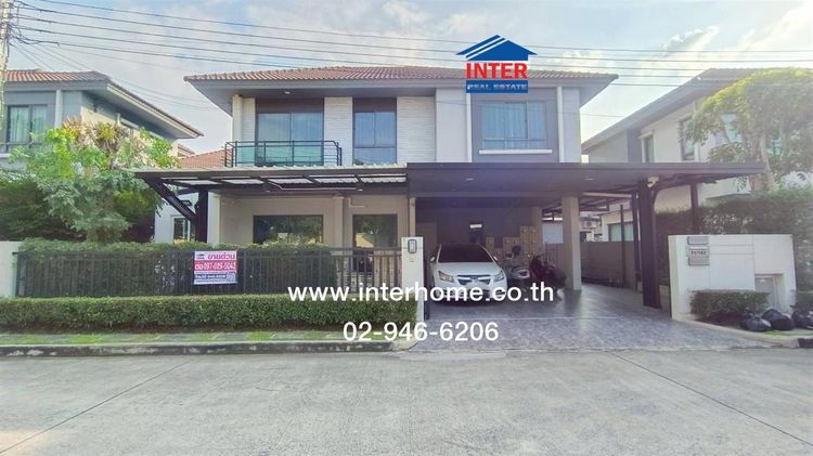 บ้านเดี่ยว 2 ชั้น 50.3 ตร.ว. หมู่บ้านไลฟ์บางกอกบูเลอวาร์ด ราชพฤกษ์-รัตนาธิเบศร์ ใกล้โฮมโปรชัยพฤกษ์ ถนนราชพฤกษ์ ถนนรัตนาธิเบศร์ บางใหญ่ 