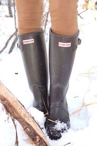 รองเท้าบูท  HUNTER  BOOTS (รุ่น Original Tall Gloss สีน้ำตาล ) ของแท้แน่นอน  รูปที่ 14