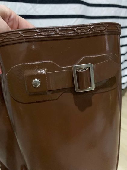 รองเท้าบูท  HUNTER  BOOTS (รุ่น Original Tall Gloss สีน้ำตาล ) ของแท้แน่นอน  รูปที่ 9