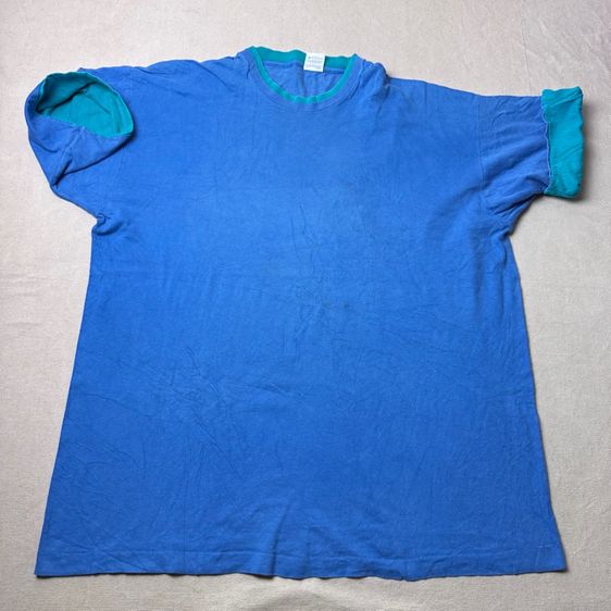 เสื้อยืด 90s Fruit of the loom แขนสองสี Size XL รูปที่ 2