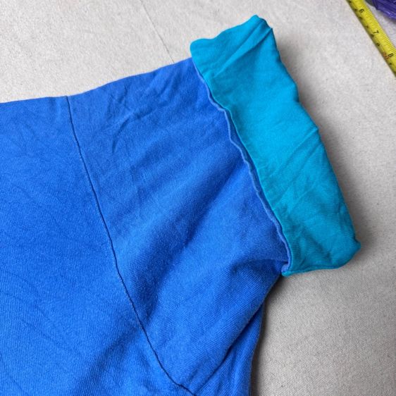 เสื้อยืด 90s Fruit of the loom แขนสองสี Size XL รูปที่ 6