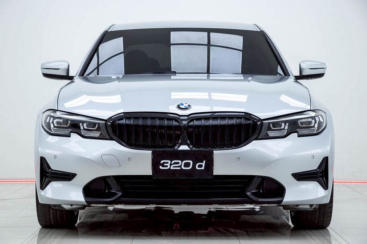 BMW Series 3 2020 320d Sedan ดีเซล ไม่ติดแก๊ส เกียร์อัตโนมัติ เทา รูปที่ 3