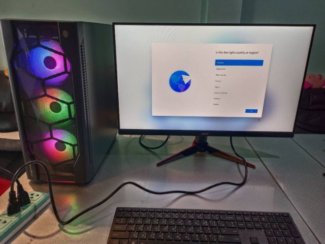 ขายคอมประกอบเกมมิ่ง พร้อมจอ acer 27 นิ้ว FHD 100Hz ประกัน Advice