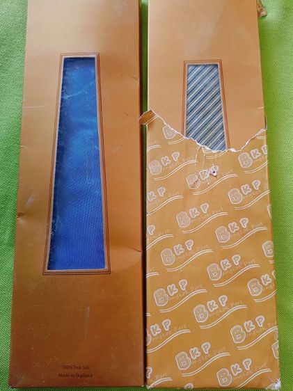 เนคไทผ้าไหมแท้  Thai Silk  Made in Thailand  งานไทยแท้ รูปที่ 2