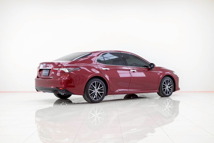 Toyota Camry 2022 2.5 HEV Premium Luxury Sedan ไฮบริด ไม่ติดแก๊ส เกียร์อัตโนมัติ แดง รูปที่ 4