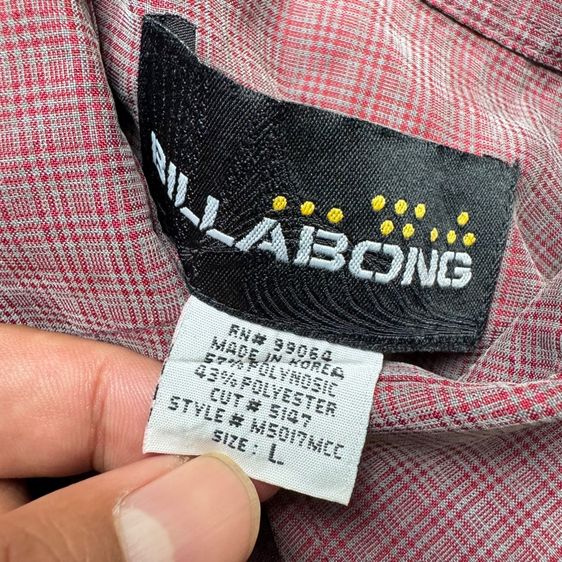 เสื้อเชิ้ต​ 90s Billabong Size L รูปที่ 2
